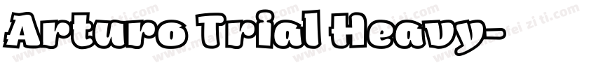 Arturo Trial Heavy字体转换